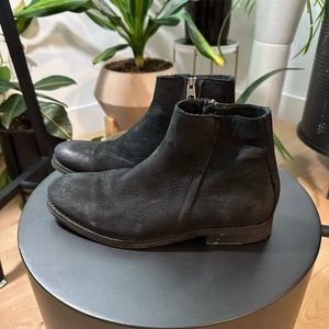 Allsaints oiled leather boots men’s size 41 / US 8